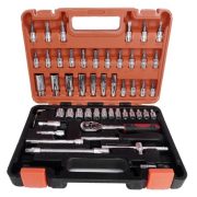 جعبه بکس 53 عددی بکس و پیچ گوشتی CR-V درایو 1/4