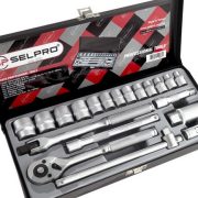 آچار بکس سلپرو SELPRO درایو 3/8 مدل 73520 مجموعه 20 عددی تایوان اصل