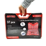 مجموعه سری 37 عددی آچار بکس و آچار یک سر رینگ یک سر تخت JNT-10024 جی ان تی - Image 4